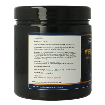 Nutritex Whey proteine chocolade 300 Gram
