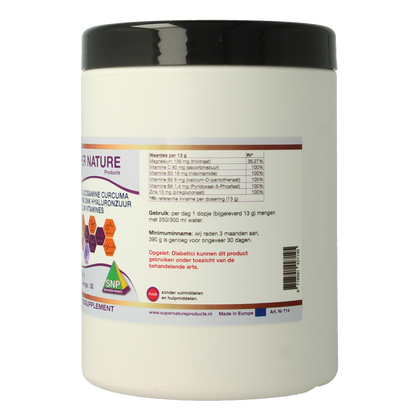 SNP Collageen glucosamine curcuma magnesium MSM 390 Gram