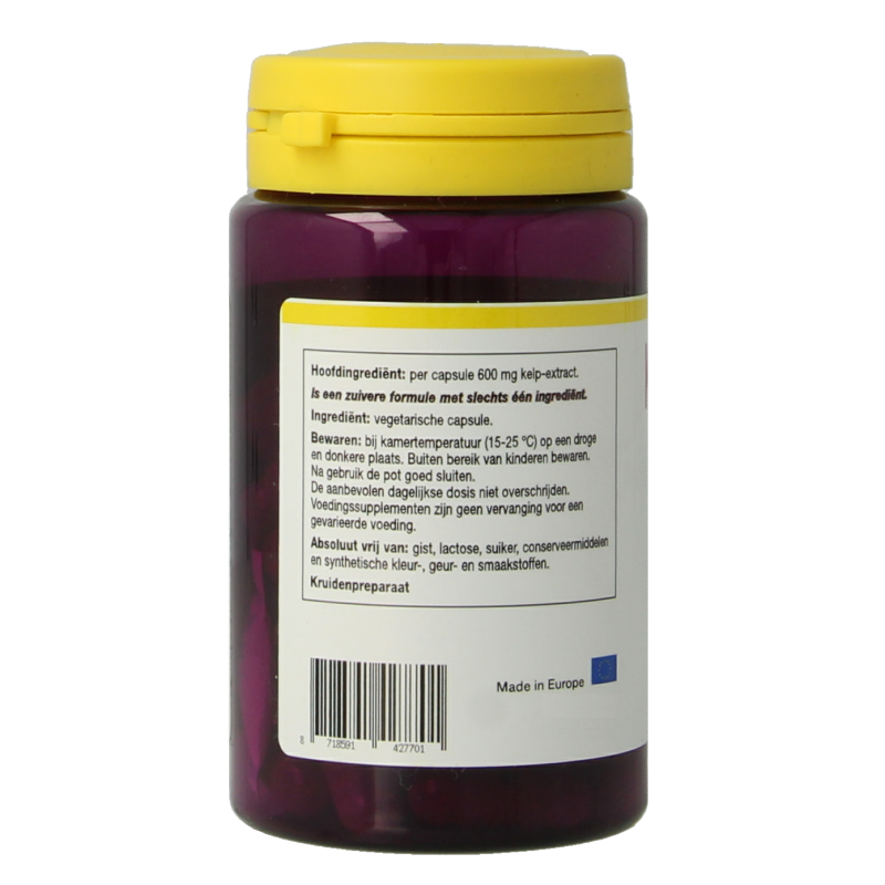 NHP Kelp jodium 375mcg 60 Vegetarische capsules