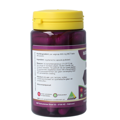 SNP MCT Keto 60.00 Vegetarische capsules