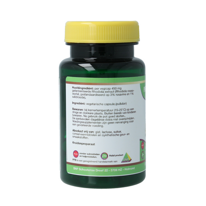 SNP Rhodiola fermented puur 30 Vegetarische capsules