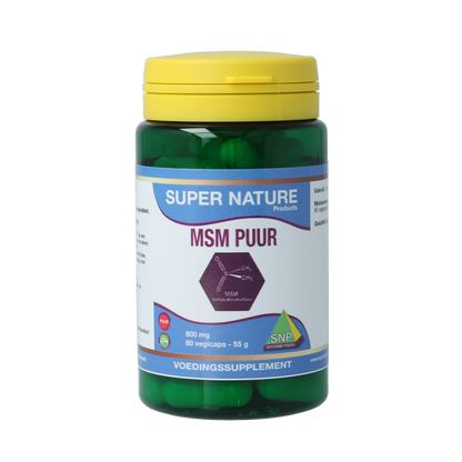 SNP MSM puur 60.00 Vegetarische capsules