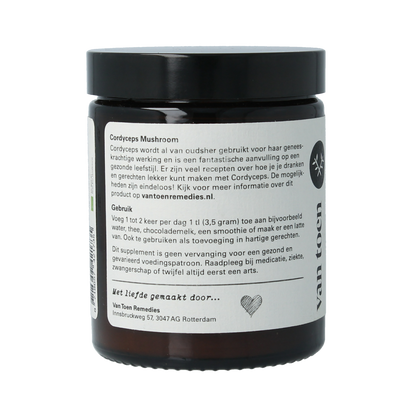 Van Toen Cordyceps poeder bio 80.00 Gram