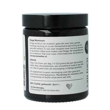 Van Toen Chaga poeder bio 80.00 Gram