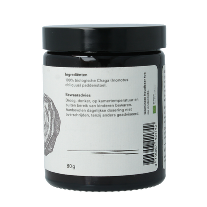 Van Toen Chaga poeder bio 80.00 Gram