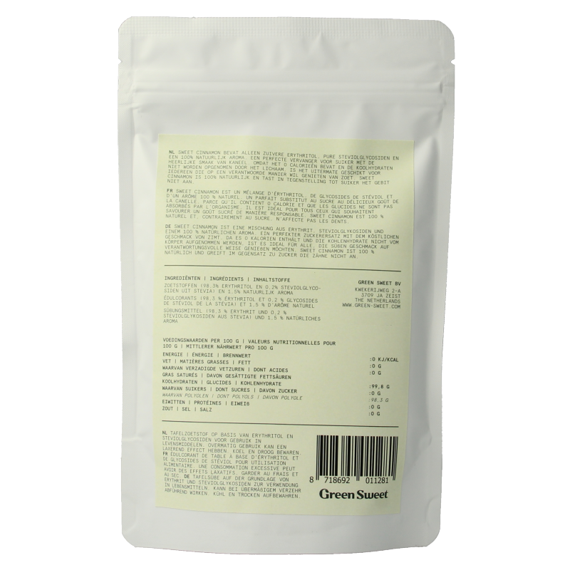 Green Sweet Sweet cinnamon / kaneel 225 Gram