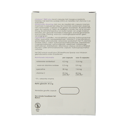 Intoleran DAO plus 50.00 Capsules