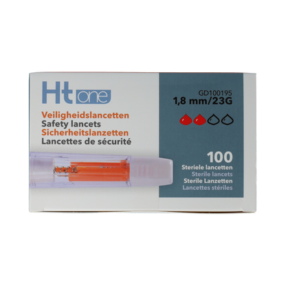 HT One Ht One Veiligheidslancetten 1,8 mm 100.00 Stuks