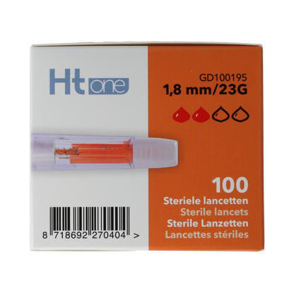 HT One Ht One Veiligheidslancetten 1,8 mm 100.00 Stuks