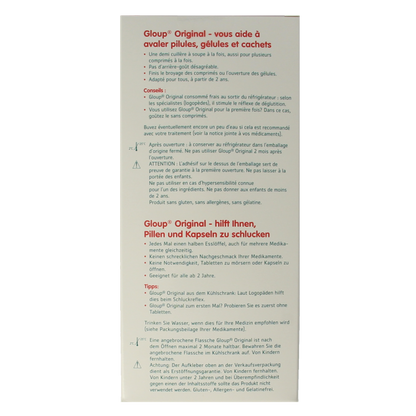 Gloup Original medicatie inname gel aardbei banaan 500 Milliliter
