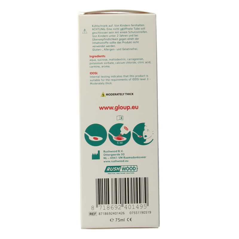 Gloup Original medicatie inname gel aardbei banaan 75 Milliliter