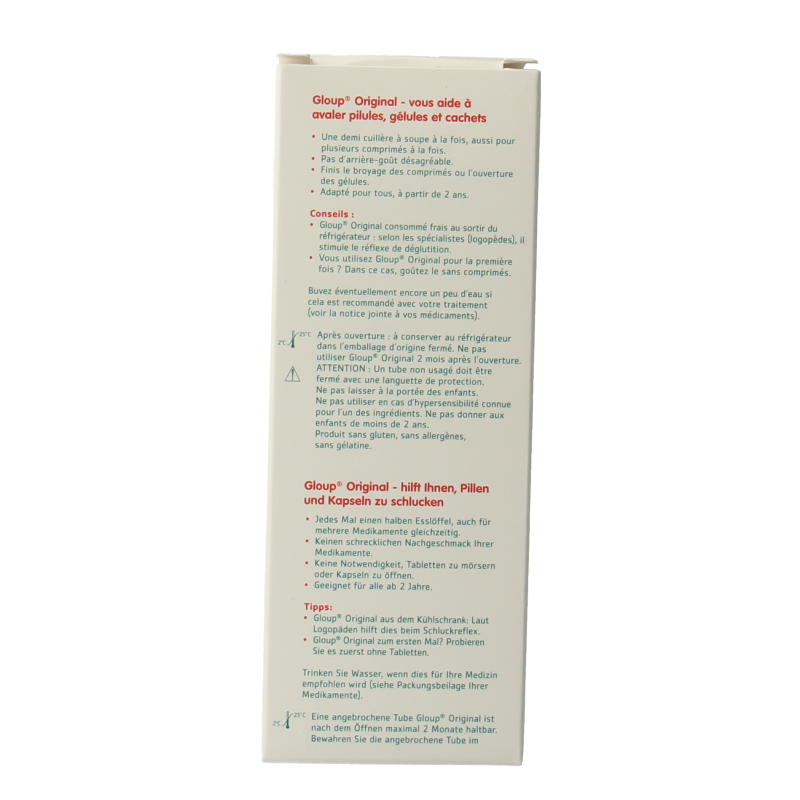 Gloup Original medicatie inname gel aardbei banaan 75 Milliliter