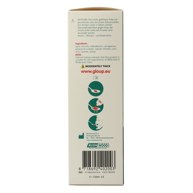 Gloup Original medicatie inname gel aardbei banaan 150 Milliliter