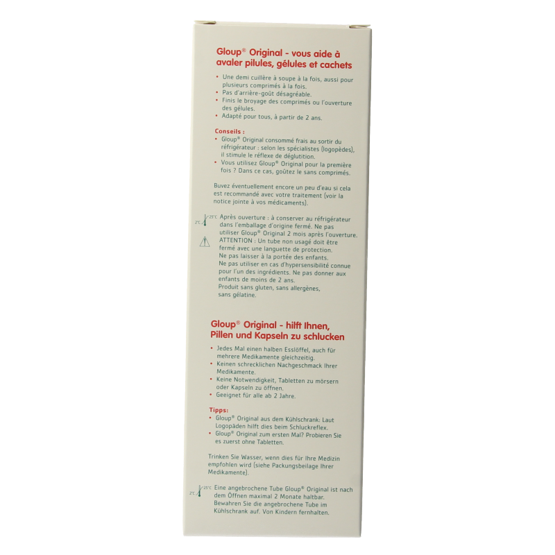 Gloup Original medicatie inname gel aardbei banaan 150 Milliliter