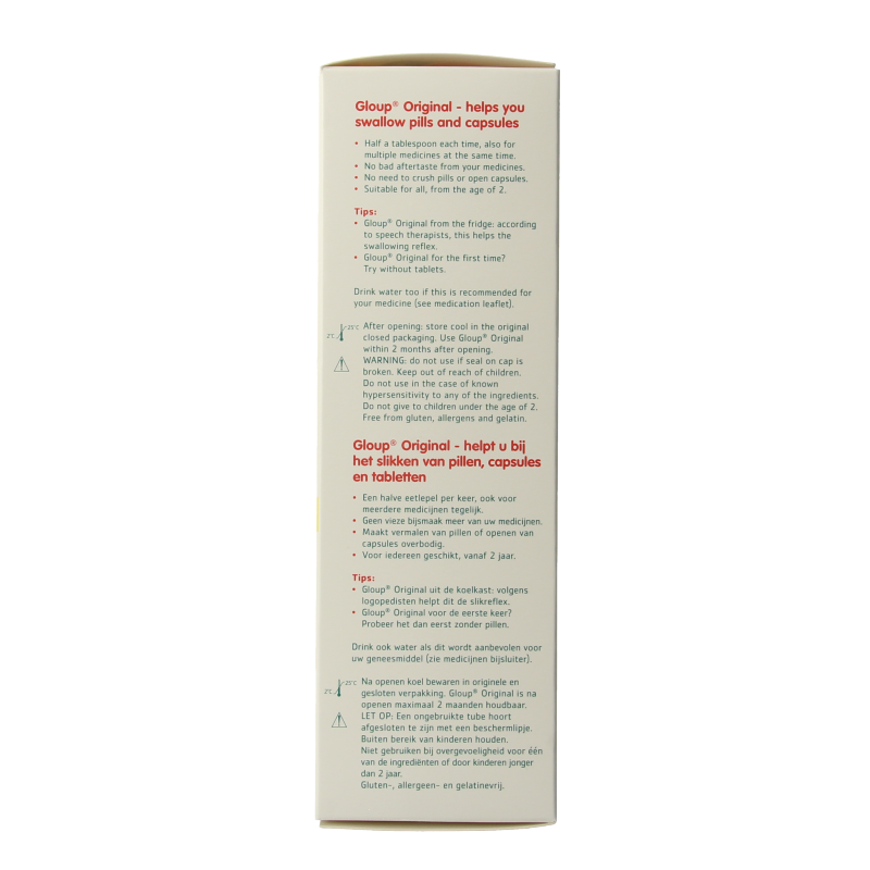 Gloup Original medicatie inname gel aardbei banaan 150 Milliliter