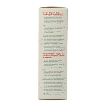 Gloup Original medicatie inname gel aardbei banaan 150 Milliliter