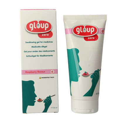 Gloup Zero medicatie inname gel framboos 150 Milliliter