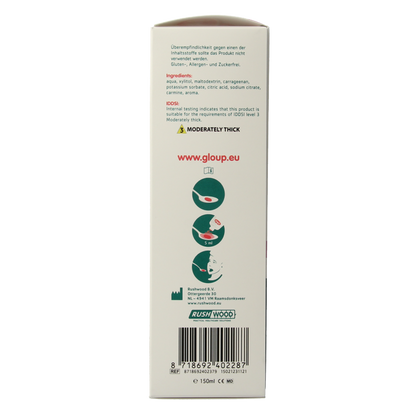 Gloup Zero medicatie inname gel framboos 150 Milliliter
