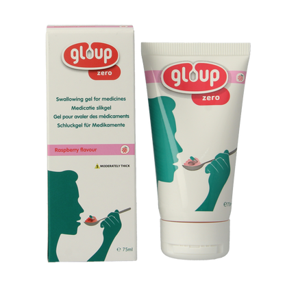 Gloup Zero medicatie inname gel framboos 75 Milliliter