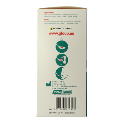 Gloup Zero medicatie inname gel framboos 500 Milliliter