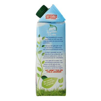 Cool Bear Siroop aardbei-appel 750.00 Milliliter