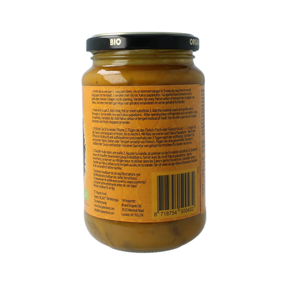 Yakso Curry wok saus bio 350.00 Gram