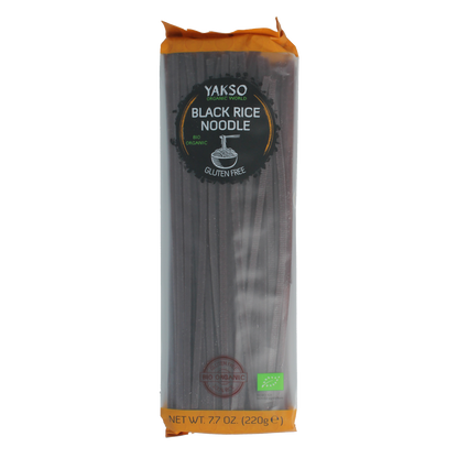 Yakso Rice noodle zwart bio 220.00 Gram