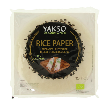 Yakso Rijstpapier met tapioca bio 150 Gram