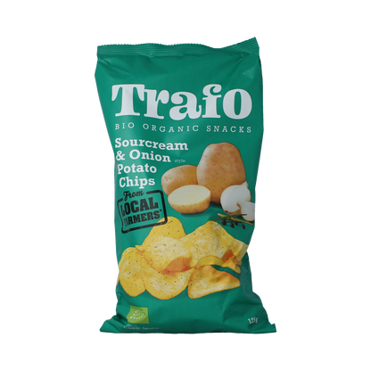 Trafo Chips sour cream & onion bio 125.00 Gram