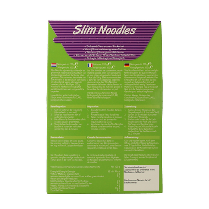 Slim Slim pasta noodles bio 270.00 Gram