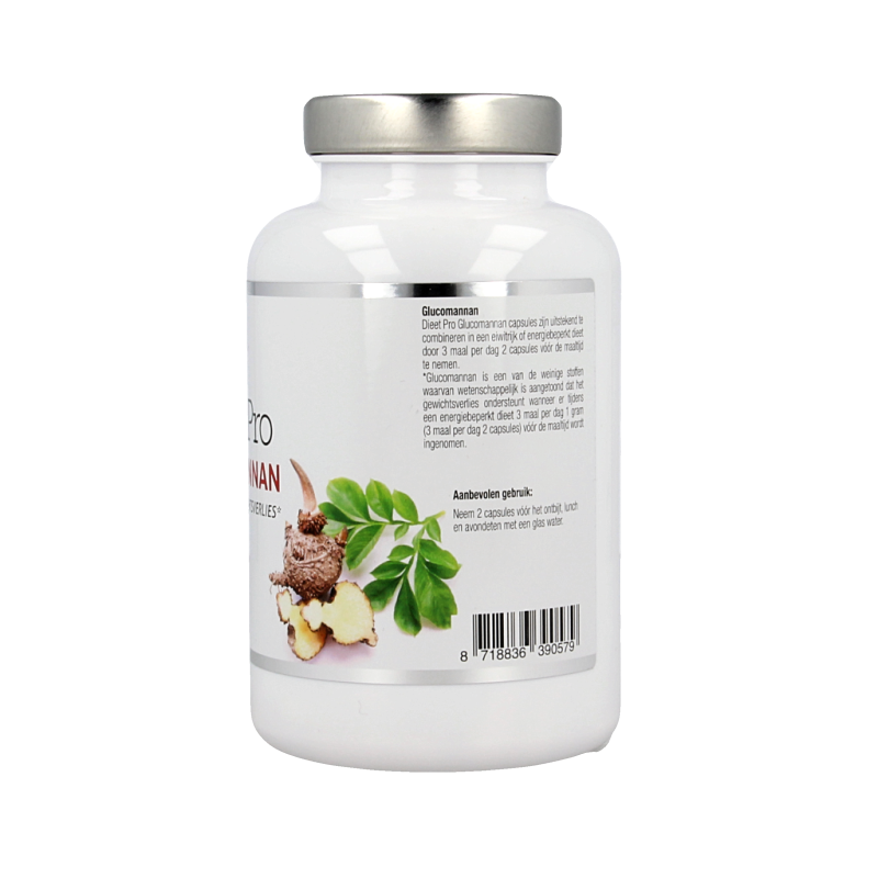 Dieet Pro Glucomannan 120 Capsules