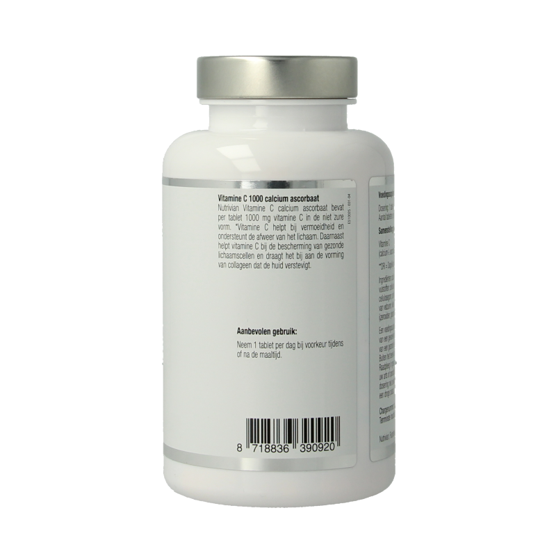 Nutrivian Vitamine C1000 mg calcium ascorbaat 100 Tabletten