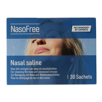 Dos Medical NasoFree nasaal saline spoelzout 2.5 gram 30 Stuks
