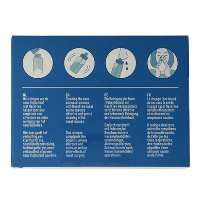 Dos Medical NasoFree nasaal saline spoelzout 2.5 gram 30 Stuks