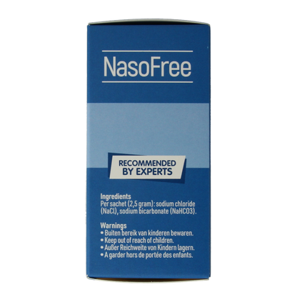 Dos Medical NasoFree nasaal saline spoelzout 2.5 gram 30 Stuks