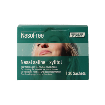 Dos Medical NasoFree nasaal spoelzout 6.5 g xylitol 30 Stuks