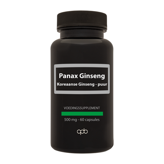 APB Holland Koreaanse ginseng puur 500mg 60 Vegetarische capsules