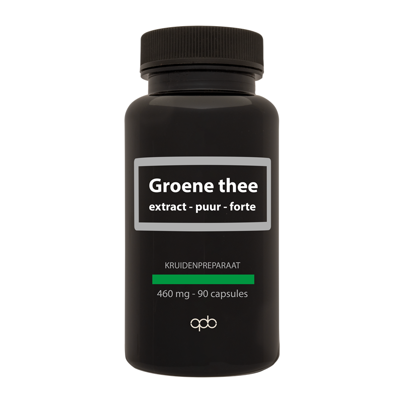 APB Holland Groene thee extract puur forte  460mg 90 Vegetarische capsules
