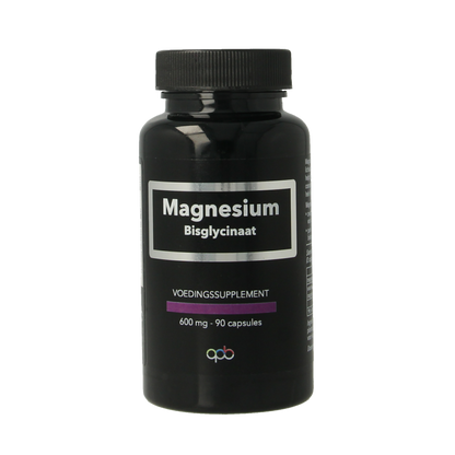 APB Holland Magnesium bisglycinaat puur 600mg 90 Capsules