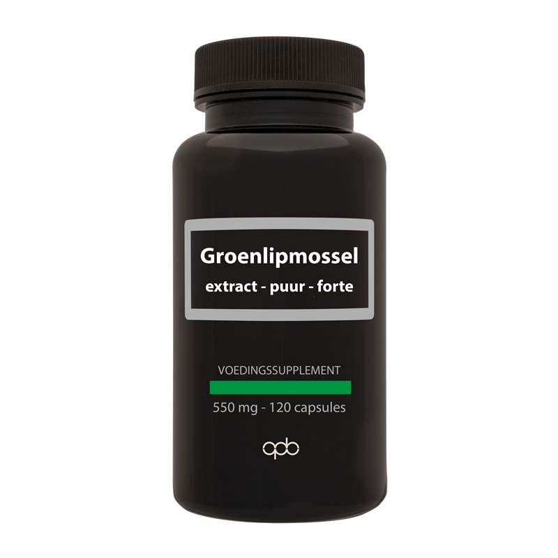 APB Holland Groenlipmossel extract puur forte 550mg 120.00 Capsules