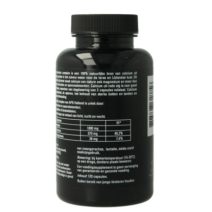 APB Holland Zuiver calcium natuurlijk complex 500mg 120 Capsules