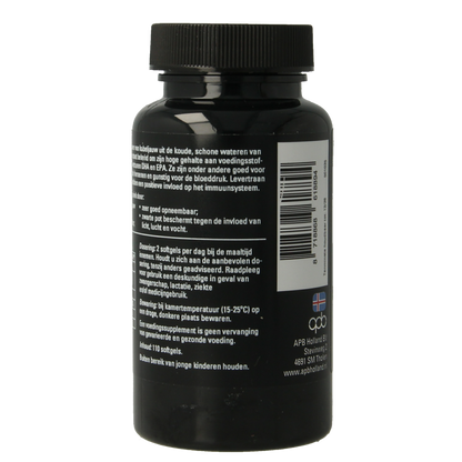 APB Holland Levertraan kabeljauw puur 500mg 100 Softgels