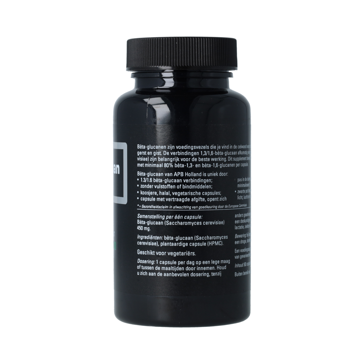APB Holland Bèta-Glucaan 1.3/1.6 puur 450 mg 60.00 Capsules