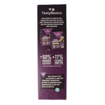 TastyBasics Less carb-high protein granola noten & pitten 350.00 Gram