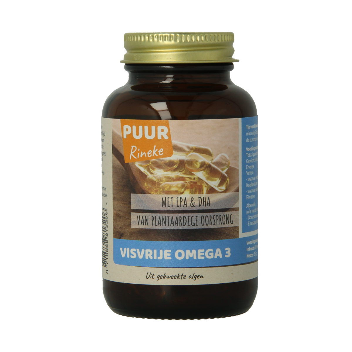 Puur Rineke Visvrije omega 3 60.00 Vegetarische capsules