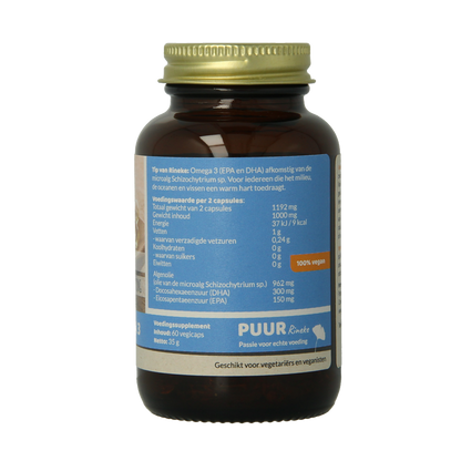 Puur Rineke Visvrije omega 3 60.00 Vegetarische capsules