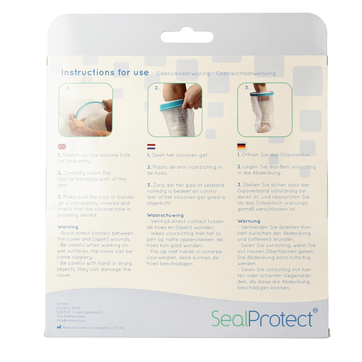 Lomed Sealprotect volwassen onderbeen 1.00 Stuks