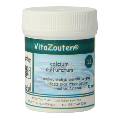 Vitazouten Calcium sulfuratum VitaZout nr. 18 120.00 Tabletten