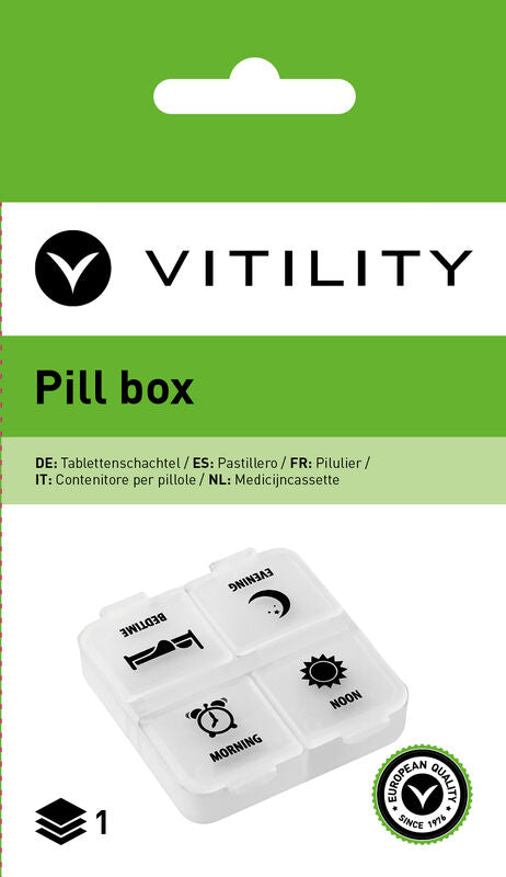 Vitility Medicijncasette 1.00 Stuks