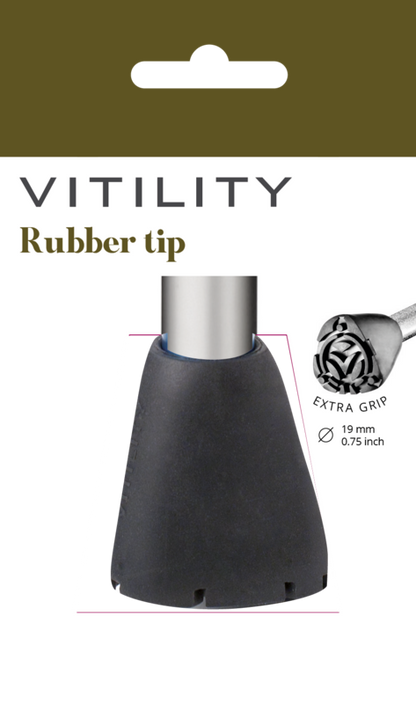 Vitility Rubberdop voor wandelstok 1 Stuks